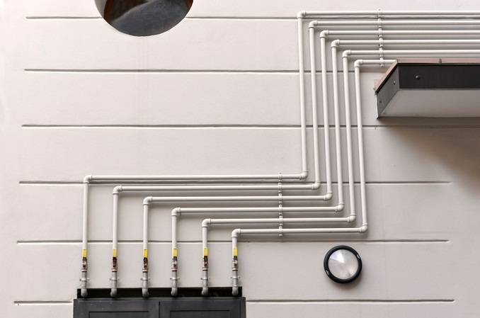 تمديدات الغاز